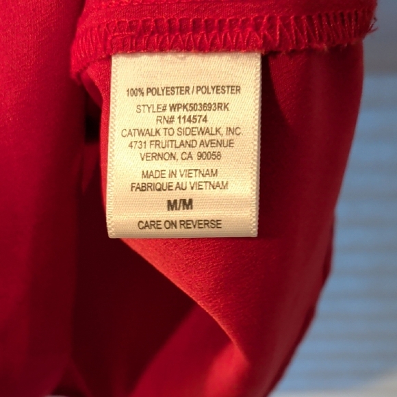 Ro & De Red Tank Top - Picture 2 of 10